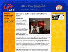 Tablet Screenshot of lifecafe.com